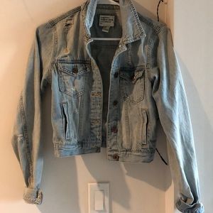 Distressed Jean Jacket